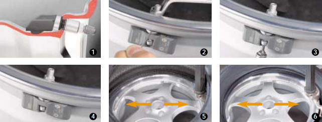 HUF Tire Pressure Rubber Valve Stem
